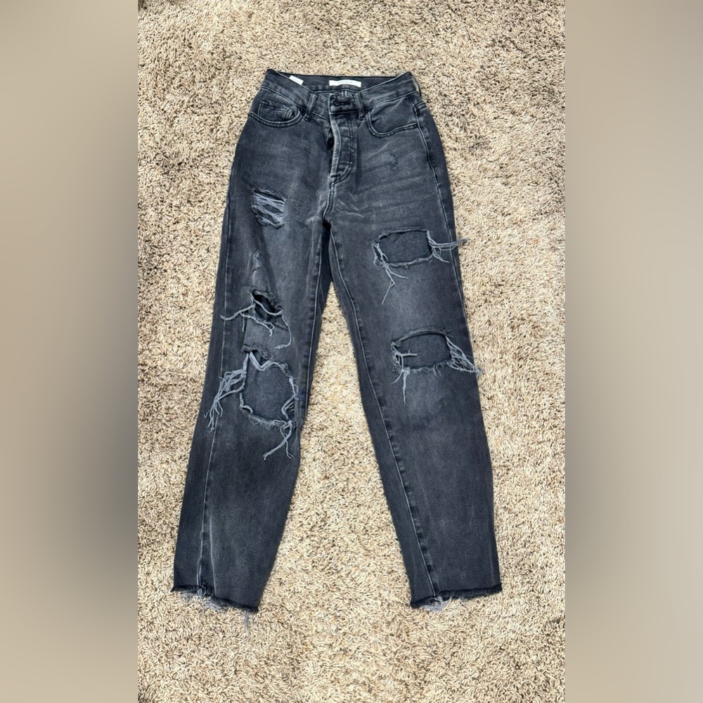 Pacsun High Rise Straight Leg Jeans